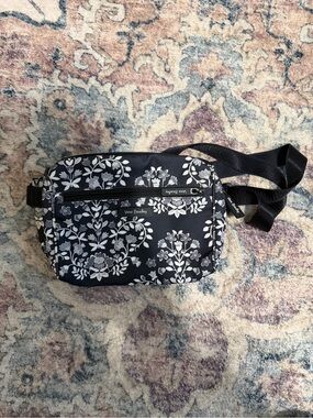 Vera Bradley Black Floral Crossbody Bag